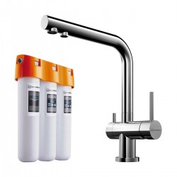 Комплект OMOIKIRI Cмеситель Nagano + фильтр питьевой воды Pure Drop Lite Комплект OMOIKIRI Cмеситель Nagano + фильтр питьевой воды Pure Drop Lite