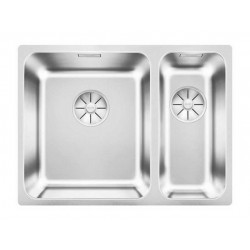 Blanco SOLIS 340/180-U InFino нерж.сталь пол. левая  (стоп)