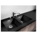 Blanco SUBLINE 400-U SILGRANIT PuraDur черный с отв.арм. InFino Blanco SUBLINE 400-U SILGRANIT PuraDur черный с отв.арм. InFino