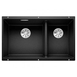Blanco SUBLINE 430/270-U SILGRANIT PuraDur черный c отв.арм. InFino