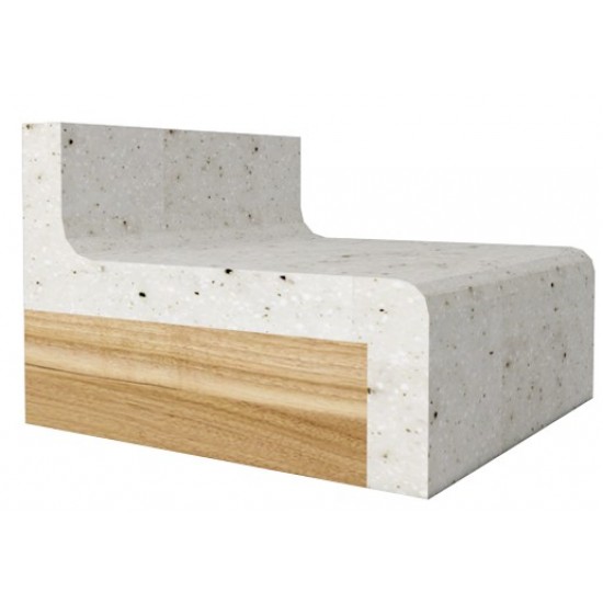 Борт пристеночный 'Галтель' Corian (Кориан)